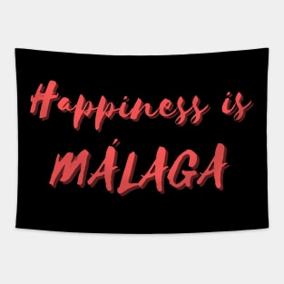 Happiness is Málaga Tapestry