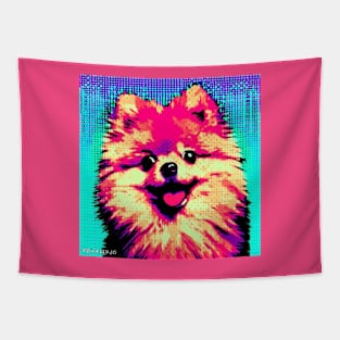 Pomeranian Pop Art Tapestry