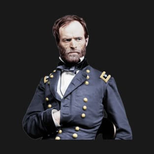 General Sherman - Hand In Coat Portrait - Colorized T-Shirt