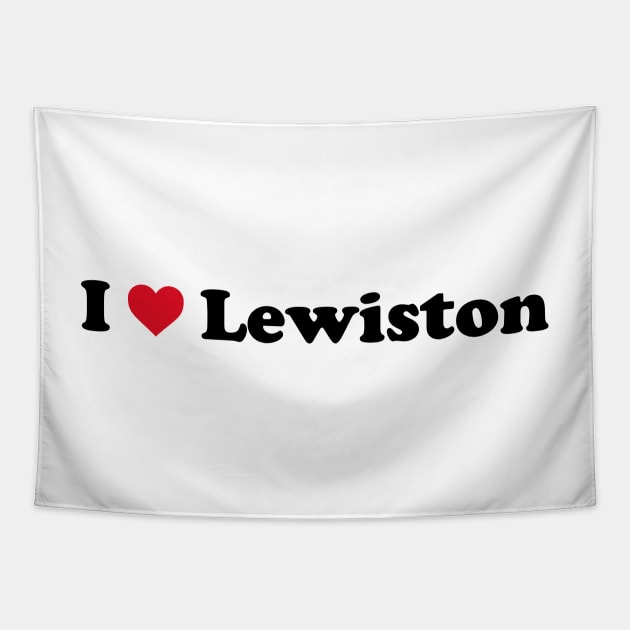 I Love Lewiston Tapestry by Novel_Designs