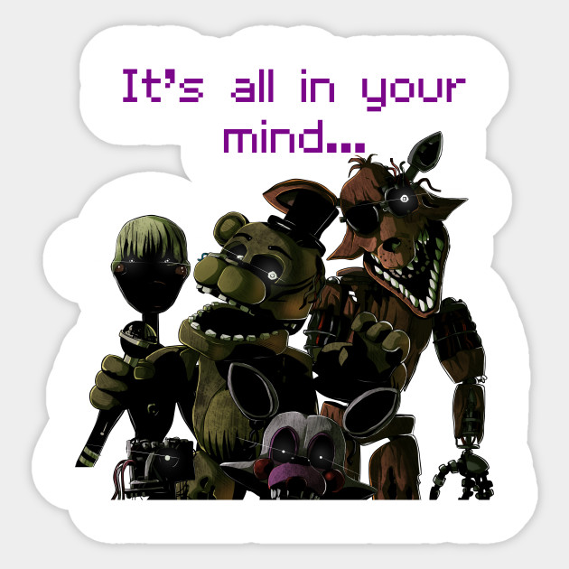 Fnaf 3 Phantom Animatronics Fnaf Mangle Sticker Teepublic