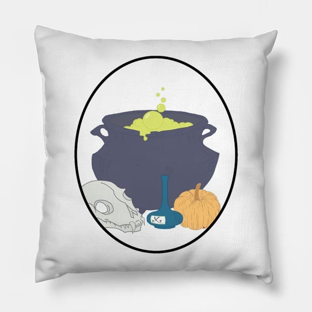 Witchy Business Pillow by CreativelyRee