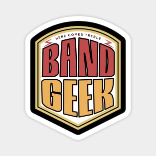 Band Geek - Red and Gold Magnet