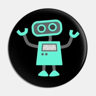 Little Robot Man Pin