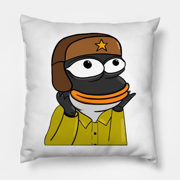 Funny Tux penguin meme Pillow by it-guys