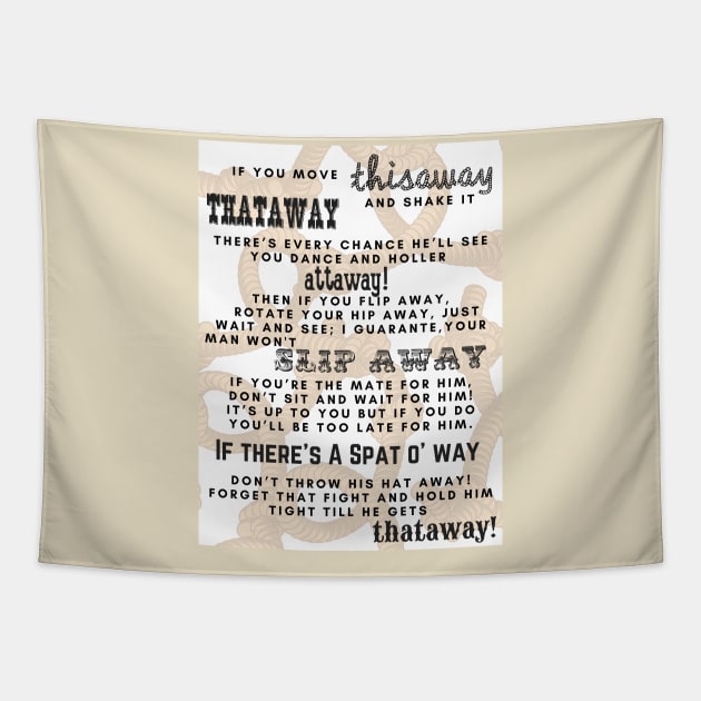 Thataway Tapestry by SamanthaLee33