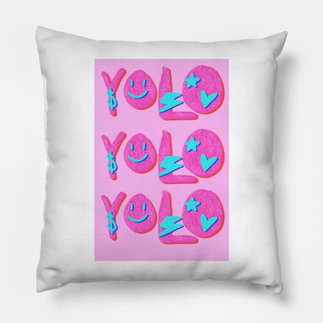 YOLO Pillow by gremoline