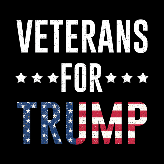 Veterans for Trump Tee – Trump Make America Great Again by Love Newyork