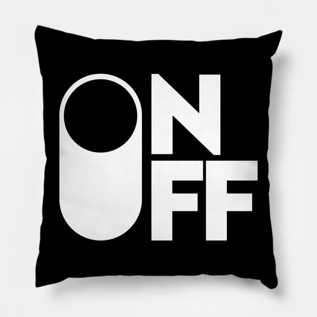ON OFF Pillow by lLimee
