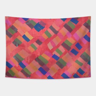 Pink Abstract Grunge texture collection Tapestry