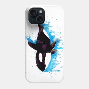 Watercolor Killer Whale Phone Case