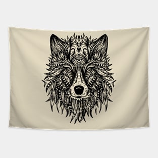 Wolf Head Tapestry