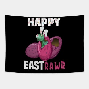 Happy EastRawr Funny t-Rex bunny Easter gift Tapestry