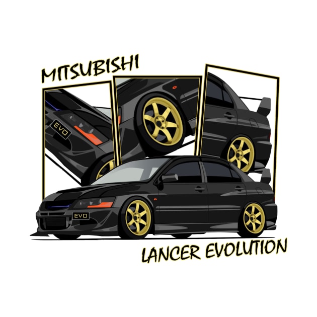 Mitsubishi EVO 7, JDM by T-JD