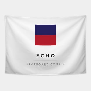 Echo: ICS Flag Semaphore Tapestry