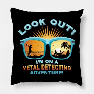 Metal Detecting Adventure Pillow