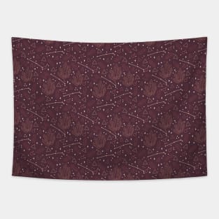 Aries Constellation Pattern Tapestry