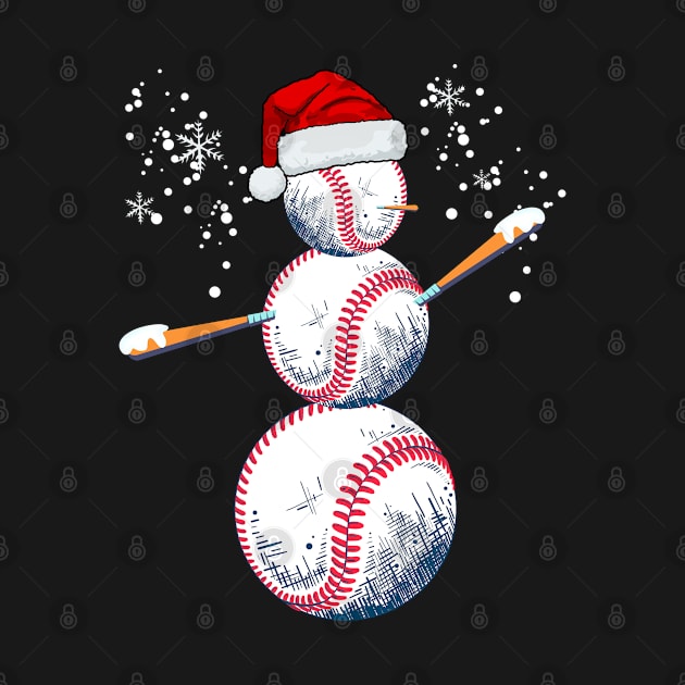 Christmas baseball by M.Y