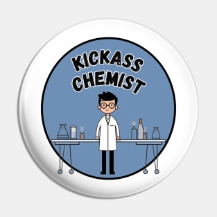 Kickass Chemist Pin