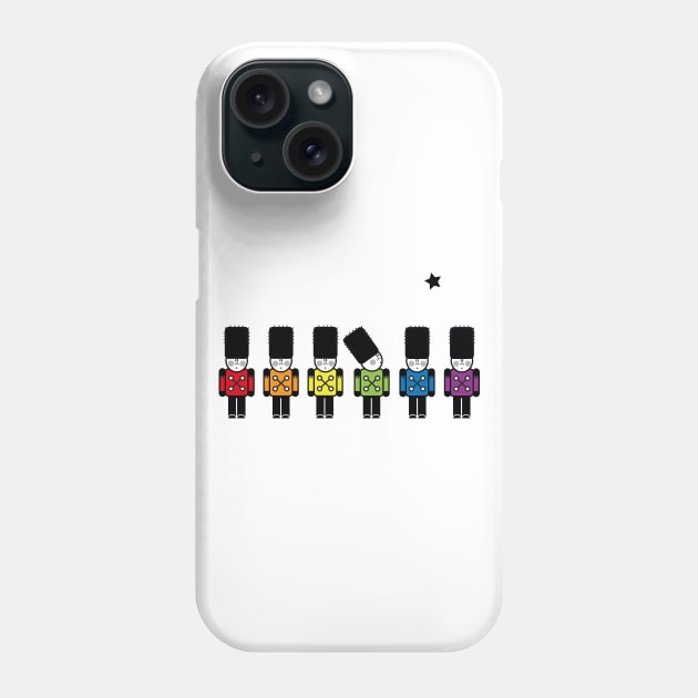 Rainbow Soldiers Phone Case by Buen Corazón