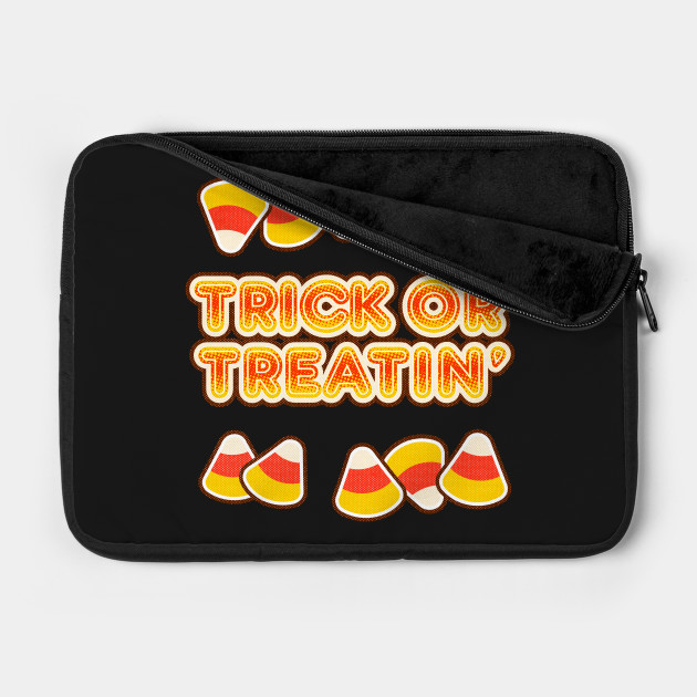 Trick Or Treating Candy Corn Trick Or Treat Laptop Case
