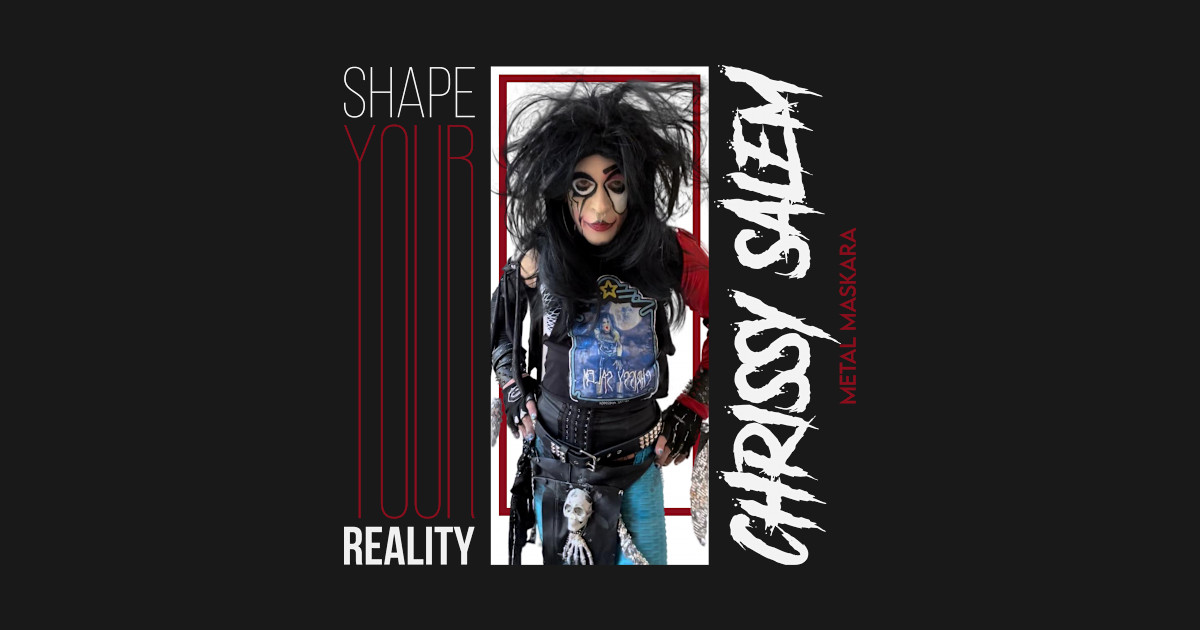 shape your reality heavy metal rock t shirt design for men - Metal Rock ...