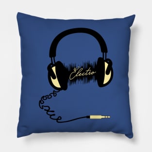 Headphone Audio Wave - Electro Pillow