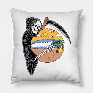 Grim Summer Vibes Pillow