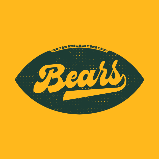 Retro Bears Football by SLAG_Creative