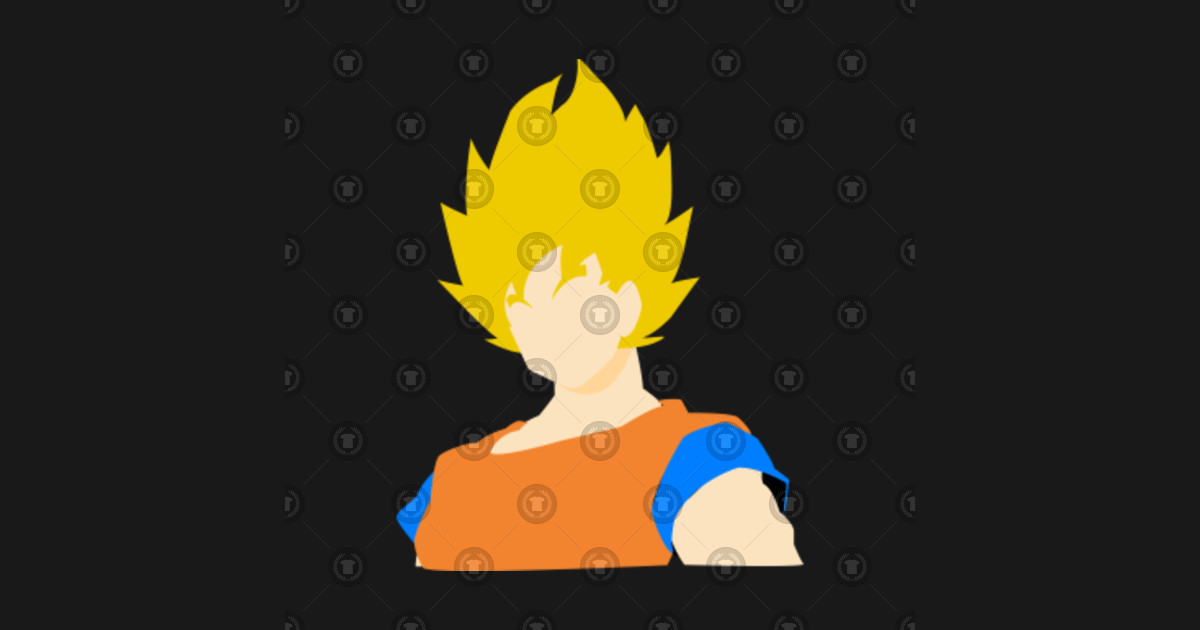 Download Goku Super Saiyan Vector - Goku Super Saiyan - T-Shirt ...