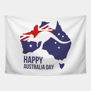 HAPPY AUSTRALIA DAY - T SHIRT Tapestry