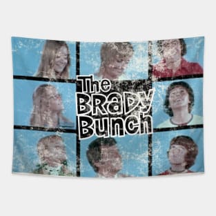 Brady Bunch - Authentic Distressed Vintage Style Tapestry