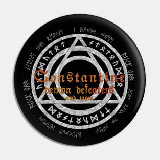 Constantine Demon Defeaters Sticker Pin