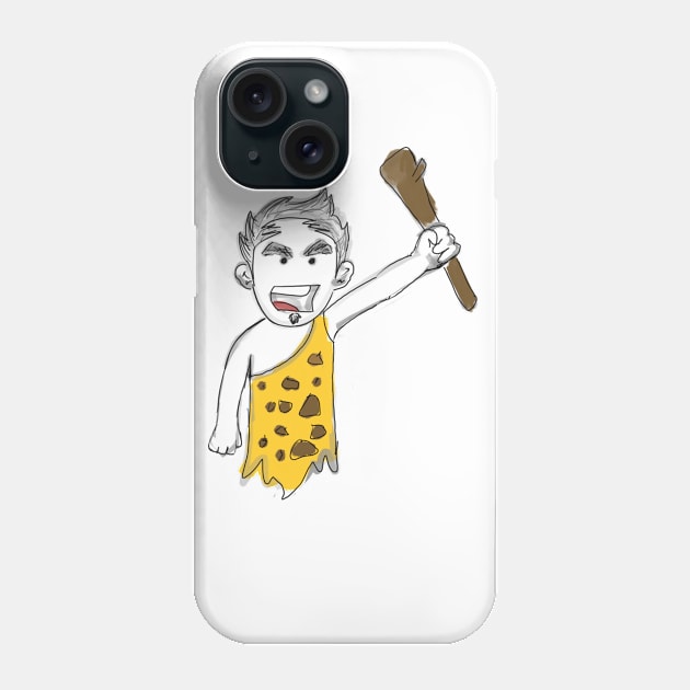 Caveman Phone Case by al7addad