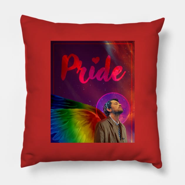 Castiel Pride 2021 Pillow by marv42