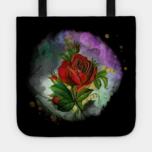 Roses Lily Of The Valley Watercolor Floral Tote