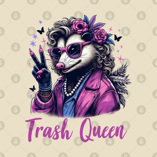 Opossum Lady Trash Queen by DarkWave