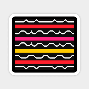 Stripes Colors BAUHAUS Magnet