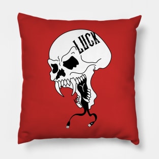 USB 50/50 Luck Skull! Pillow