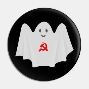 Ghost Of Communism Anti-Capitalism Communist Socialist Pin