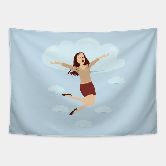 Into the clouds Tapestry by Aurealis