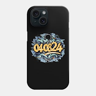 Solar Eclipse, Graffiti Design Phone Case