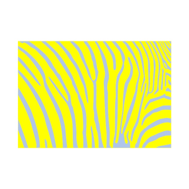 zebra Yellow by ArtPlace