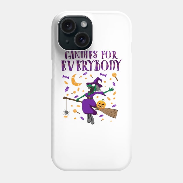 Candies For Everybody Halloween Phone Case by KsuAnn