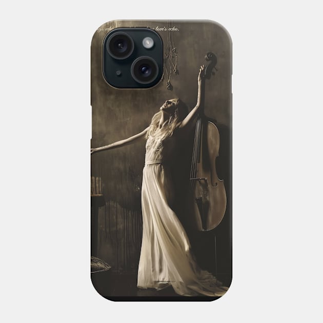 Artist and cello music Graphic T-shirt 04 Phone Case by ToddT