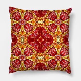 Pepperoni Pizza Pattern 2 Pillow