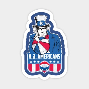 Defunct New Jersey Americans Basketball Magnet