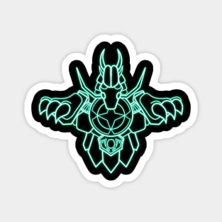 Neon Dragon Magnet