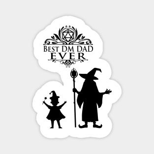 Best DM Dad Ever rpg gamer fathers day Magnet