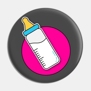 Pink feeding bottle Pin